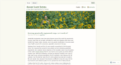 Desktop Screenshot of aggielady.wordpress.com