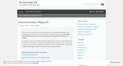 Desktop Screenshot of mayamushroomstone.wordpress.com