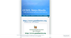 Desktop Screenshot of gumilmetro.wordpress.com