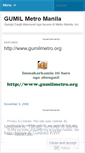 Mobile Screenshot of gumilmetro.wordpress.com