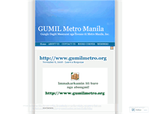 Tablet Screenshot of gumilmetro.wordpress.com