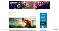 Desktop Screenshot of lostinwonderlandstore.wordpress.com