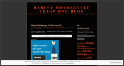 Desktop Screenshot of cheaphog.wordpress.com