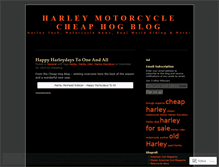 Tablet Screenshot of cheaphog.wordpress.com