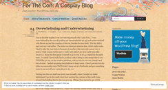 Desktop Screenshot of forthecon.wordpress.com