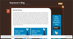 Desktop Screenshot of nuynunur.wordpress.com