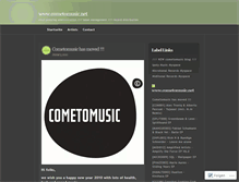 Tablet Screenshot of cometomusic.wordpress.com