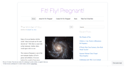 Desktop Screenshot of fitflypregnant.wordpress.com