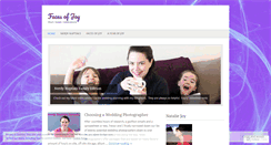 Desktop Screenshot of joy365.wordpress.com