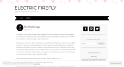 Desktop Screenshot of electricfirefly.wordpress.com