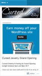 Mobile Screenshot of cursedblog.wordpress.com