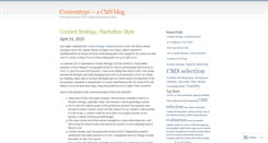 Desktop Screenshot of contenttype.wordpress.com