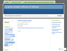 Tablet Screenshot of akabou.wordpress.com