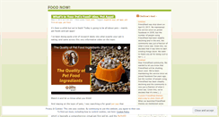 Desktop Screenshot of foodnow.wordpress.com