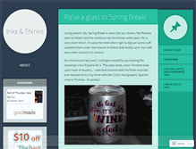 Tablet Screenshot of inksandthinks.wordpress.com