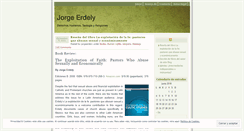 Desktop Screenshot of jorgeerdely.wordpress.com