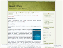 Tablet Screenshot of jorgeerdely.wordpress.com