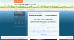 Desktop Screenshot of edufisicasalud.wordpress.com