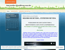 Tablet Screenshot of edufisicasalud.wordpress.com