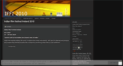 Desktop Screenshot of iffi2010.wordpress.com