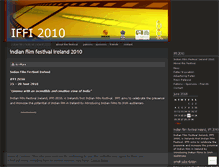 Tablet Screenshot of iffi2010.wordpress.com