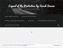 Tablet Screenshot of legendoftheprotectors.wordpress.com