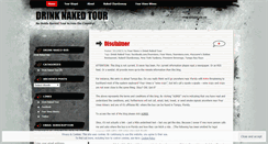 Desktop Screenshot of drinknakedtour.wordpress.com