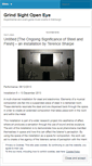 Mobile Screenshot of grindsightopeneye.wordpress.com