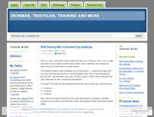 Tablet Screenshot of ironmanandtriathlon.wordpress.com