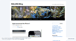 Desktop Screenshot of nglung.wordpress.com