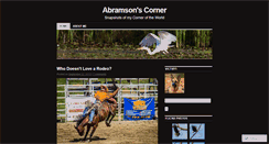 Desktop Screenshot of abramsonscorner.wordpress.com