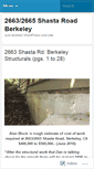 Mobile Screenshot of 26632665shastaroadberkeley.wordpress.com