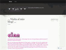 Tablet Screenshot of gabriellamartorelli.wordpress.com