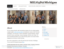 Tablet Screenshot of melo3d.wordpress.com