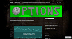 Desktop Screenshot of binaryoptionsguru.wordpress.com