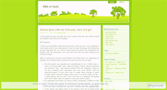 Desktop Screenshot of mbabound08.wordpress.com