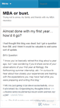 Mobile Screenshot of mbabound08.wordpress.com