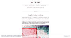 Desktop Screenshot of jogrant.wordpress.com