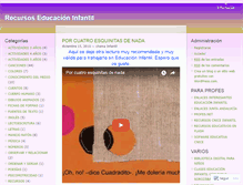 Tablet Screenshot of chemainfantil.wordpress.com