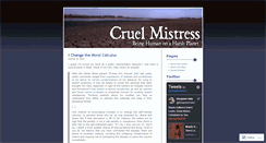 Desktop Screenshot of cruelmistress.wordpress.com