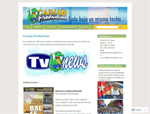 Tablet Screenshot of caimanproductions.wordpress.com