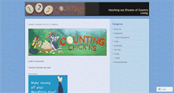 Desktop Screenshot of countingchickns.wordpress.com