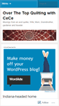 Mobile Screenshot of cecewesterfield.wordpress.com