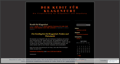 Desktop Screenshot of kreditklagenfurt.wordpress.com