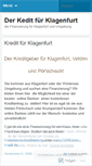 Mobile Screenshot of kreditklagenfurt.wordpress.com
