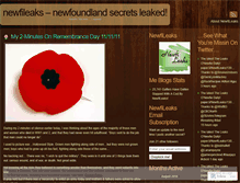 Tablet Screenshot of newfileaks.wordpress.com