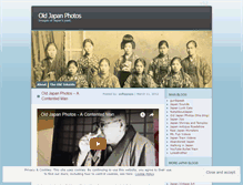 Tablet Screenshot of oldjapanphoto.wordpress.com