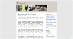 Desktop Screenshot of catalystwinegroup.wordpress.com