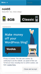 Mobile Screenshot of nok95.wordpress.com