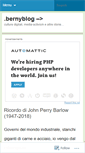 Mobile Screenshot of bernyblog.wordpress.com